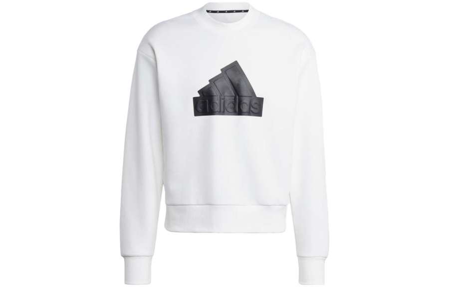Adidas Adidas Sweatshirts Men's White Crew Neck Moderate Other