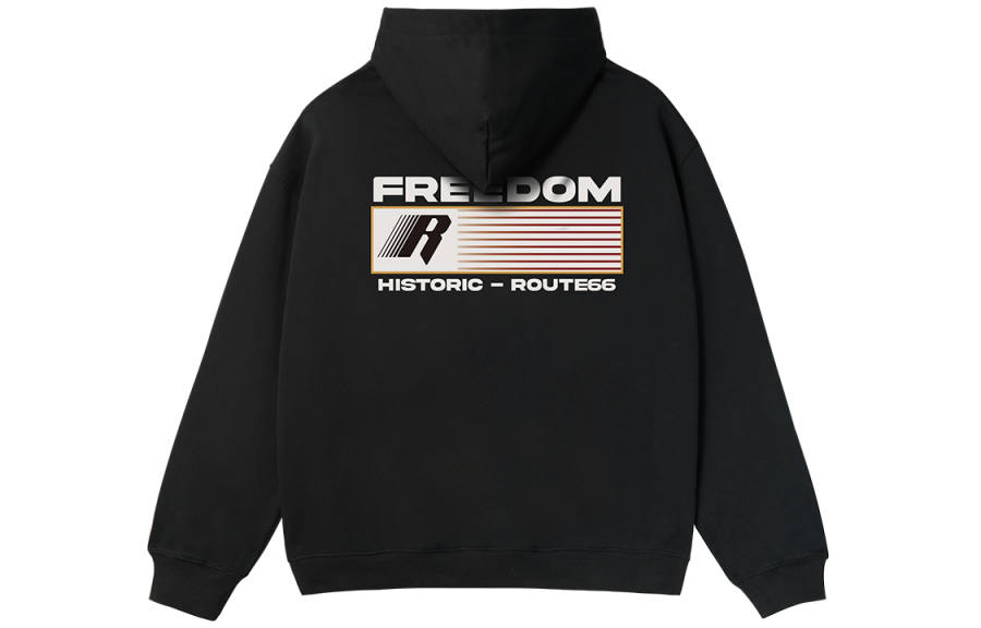 66/ROUTE 66 Sweatshirts Unisex Hooded Moderate Regular