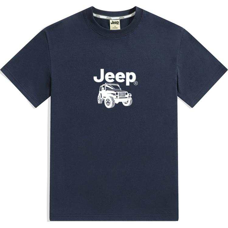 Jeep T Shirts Unisex Crew Neck Moderate Heavyweight