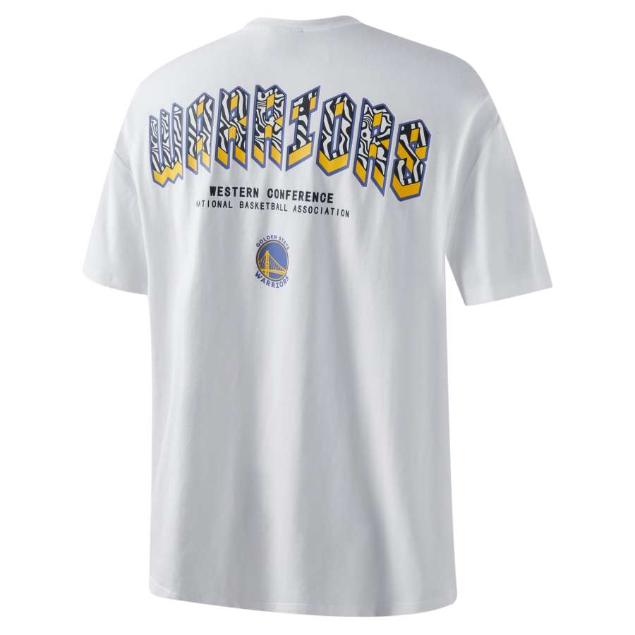 NBA Team T Shirts Unisex White Crew Neck Moderate Straight Fit