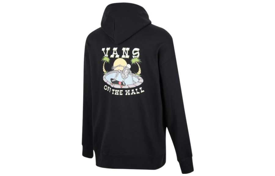 Vans Vans Sweatshirts Men's Black Hooded Moderate Regular