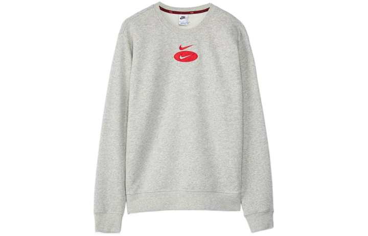 Nike Nike Sweatshirts Men's Gray Crew Neck Thickened
