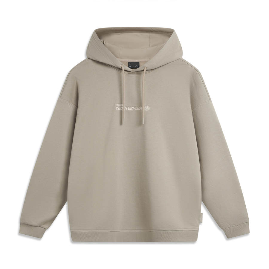 Li-Ning Li Ning CF Tracing Sweatshirt Men's White Gray Green Stripes
