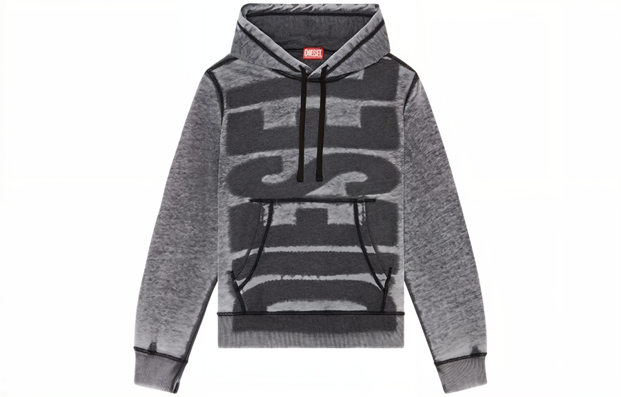 DIESEL DIESEL Sweatshirts Men's Black Moderate