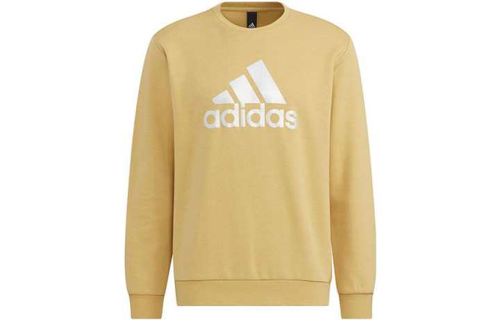 Adidas Adidas Sweatshirts Men's Khaki Crew Neck Moderate Regular