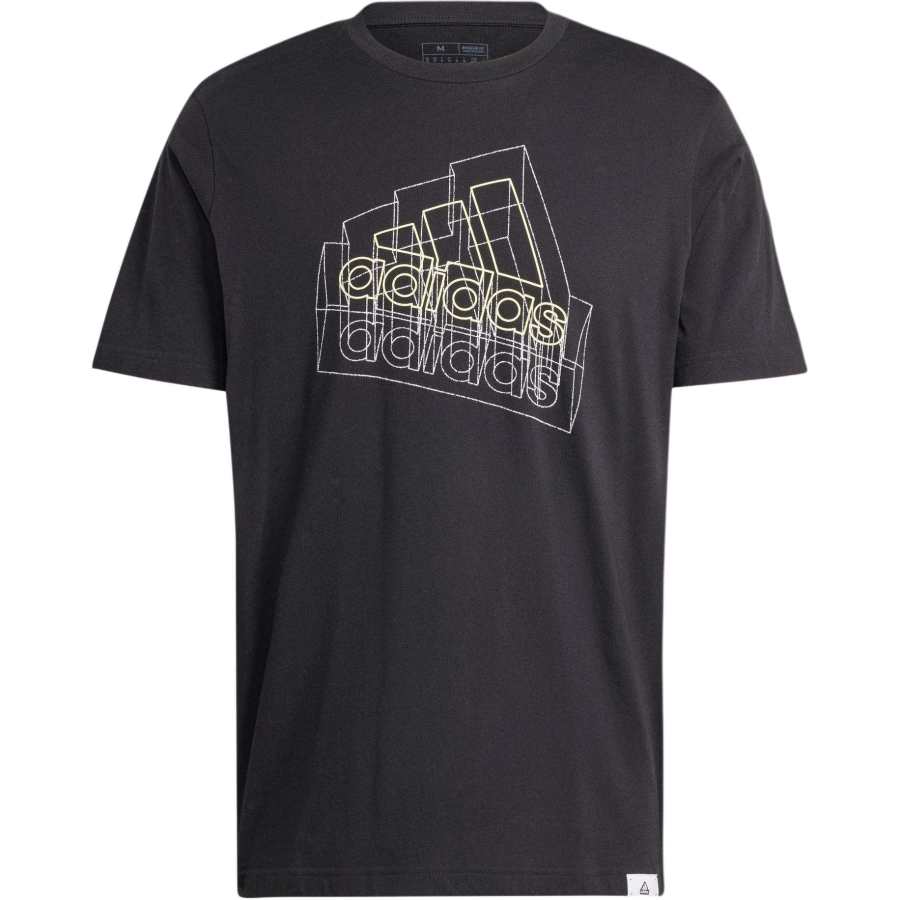 Adidas Adidas TECH BADGE Of SPORT T Shirt Men's Black