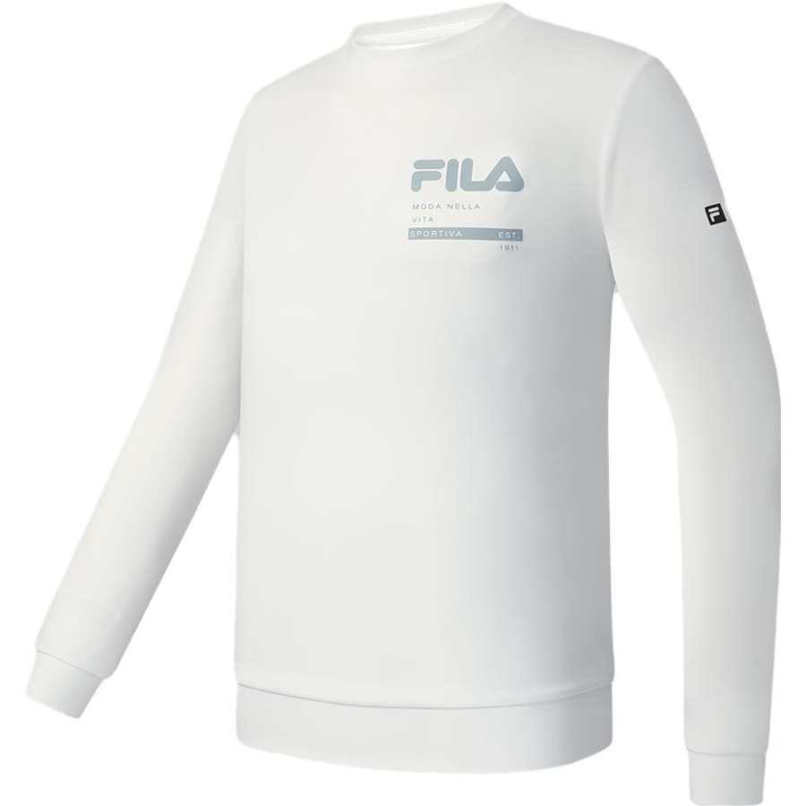 FILA Fitness Sweatshirt Men's Lead Pink White