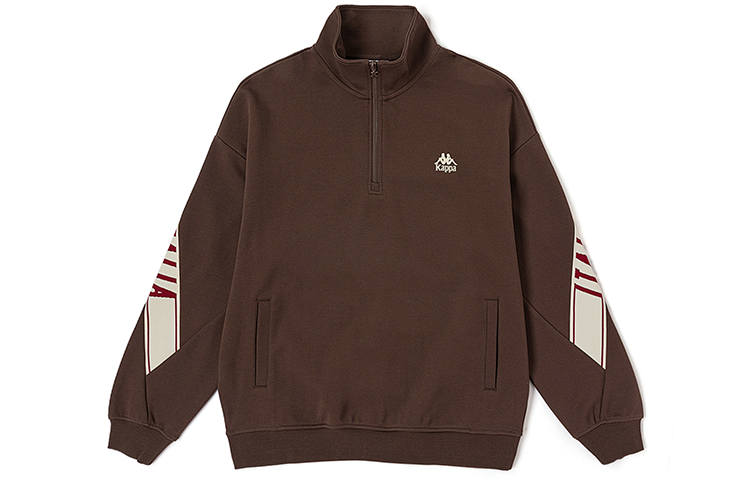 Kappa Kappa Sweatshirts Unisex Stand Collar Moderate Regular
