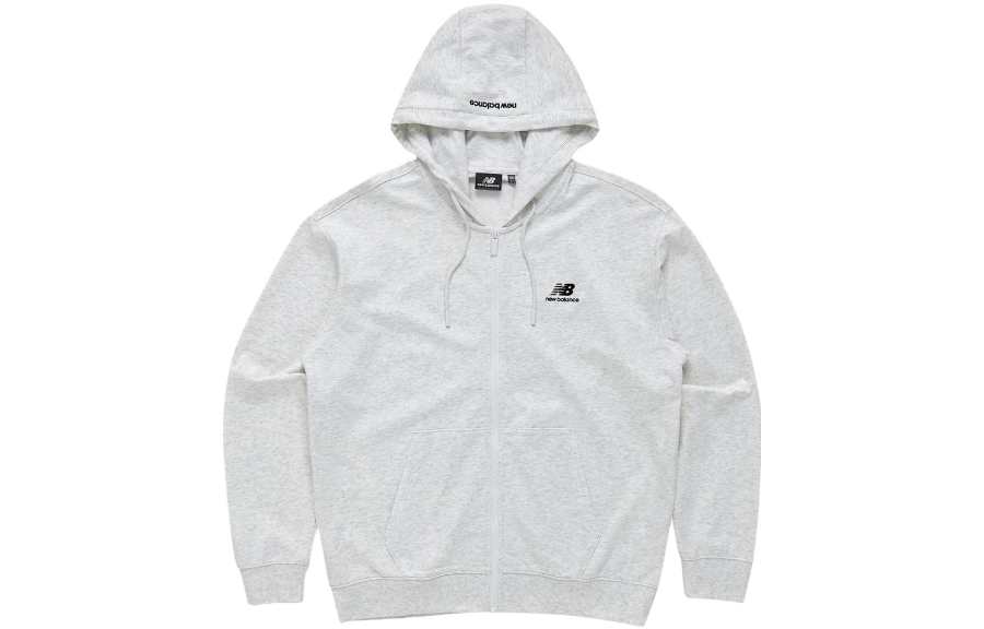 New Balance New Balance Sweatshirts Men's Gray Hooded Moderate Regular