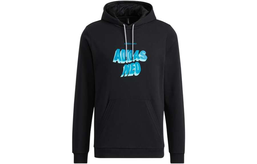 Adidas Neo Sweatshirts Men's Black Hooded Moderate Other