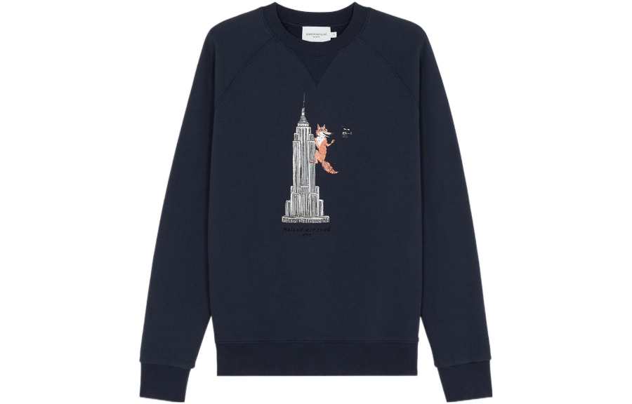 Maison Kitsune Maison Kitsune Sweatshirt Men's Navy Blue