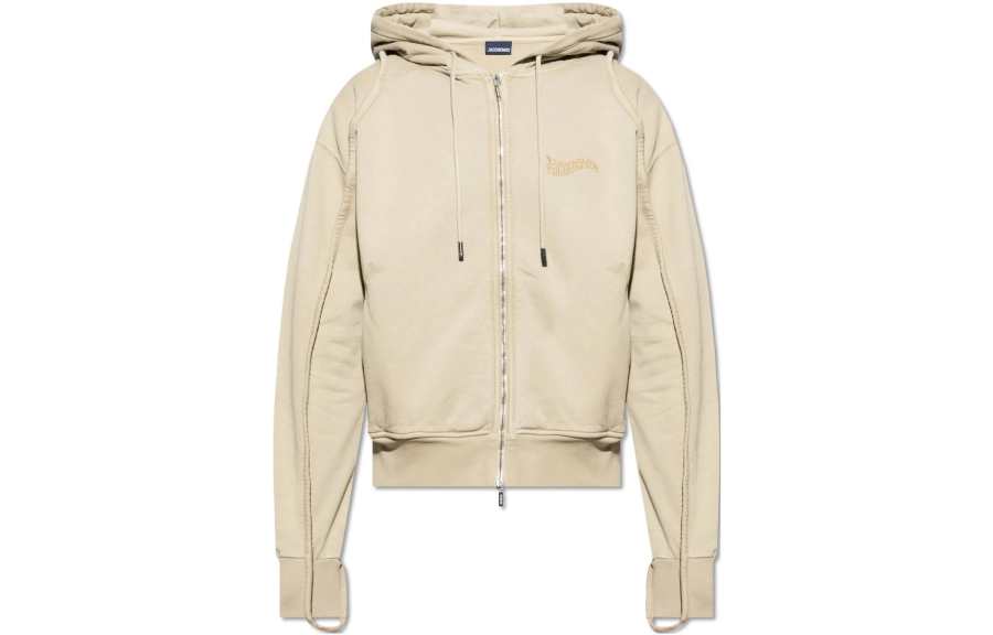 Jacquemus Clay Organic cotton Zip Hoodie