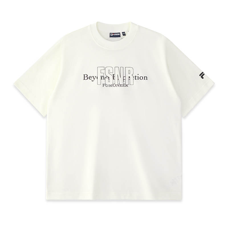 FILA FUSION T Shirt Men's Cloud White