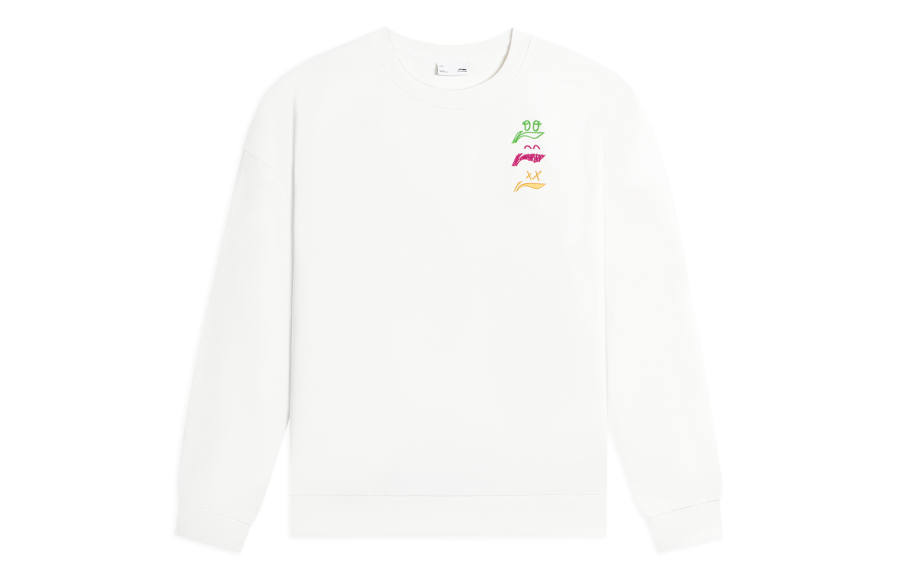 Li-Ning Li Ning Sports Lifestyle Collection Sports Fashion Collection Sweatshirt Unisex Ivory
