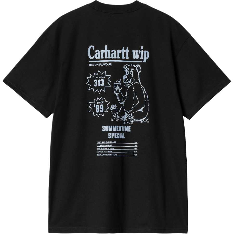 Carhartt WIP Logo Printed Crewneck T Shirt