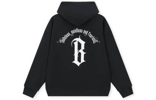 BONELESS Sweatshirts Unisex Hooded Moderate Cardigan