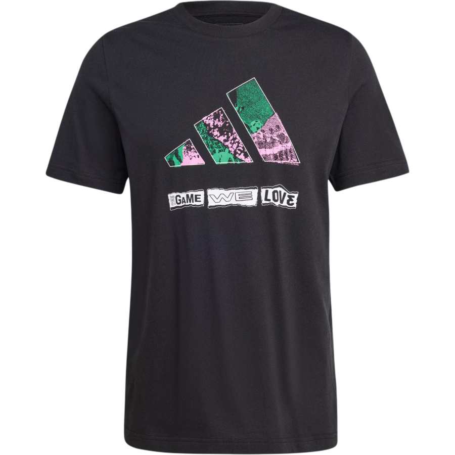 Adidas Adidas T Shirts Men's Black Crew Neck Moderate