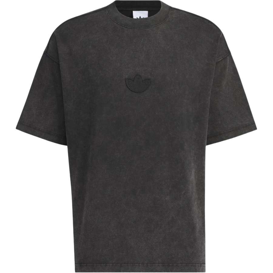 Adidas Originals WASHED SHORT SLEEVE T SHIRT T Shirt Men's Black