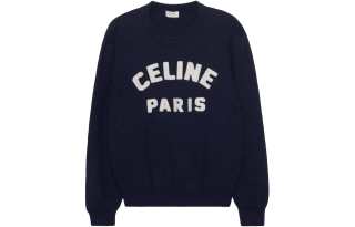 CELINE SS22 Sweatshirt Men's Navy Blue