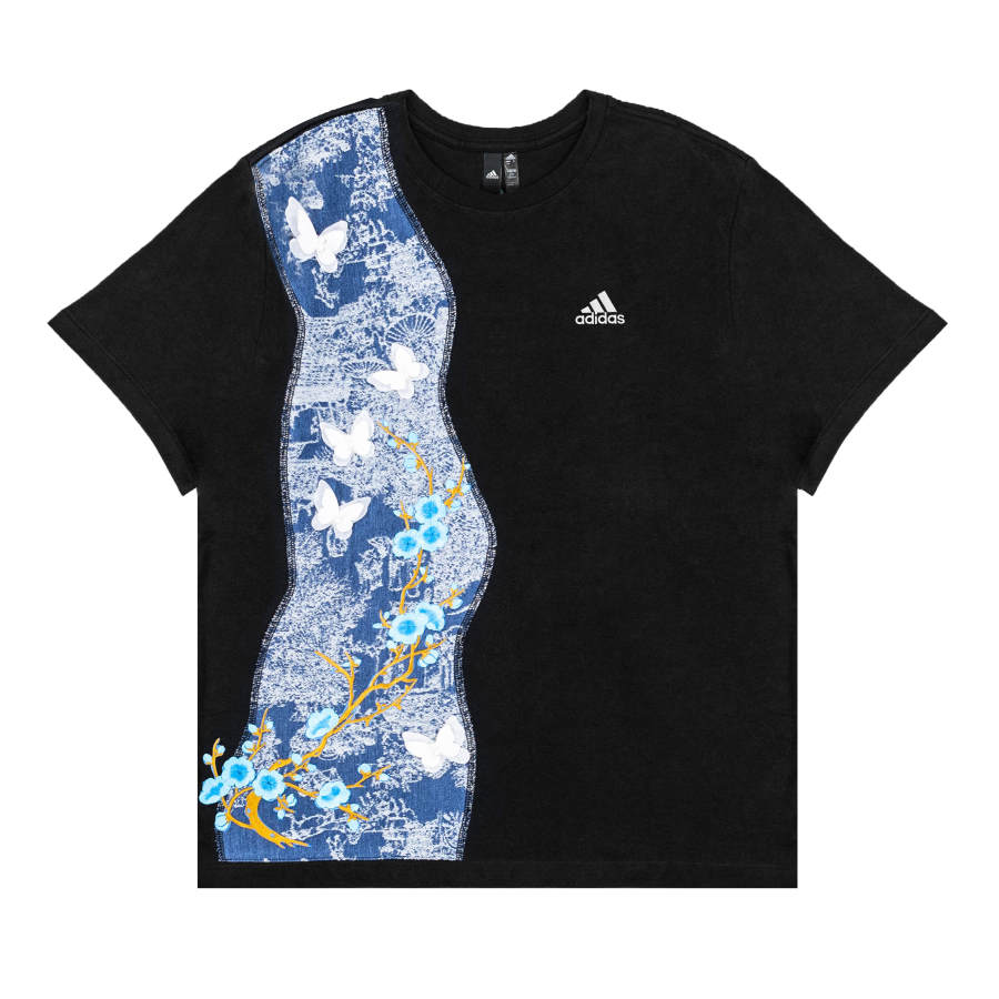 Adidas Adidas T Shirts Unisex Black Crew Neck Moderate Straight Fit