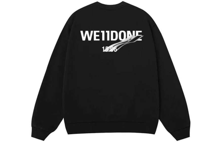 WE11DONE WE11DONE Sweatshirt Unisex Black