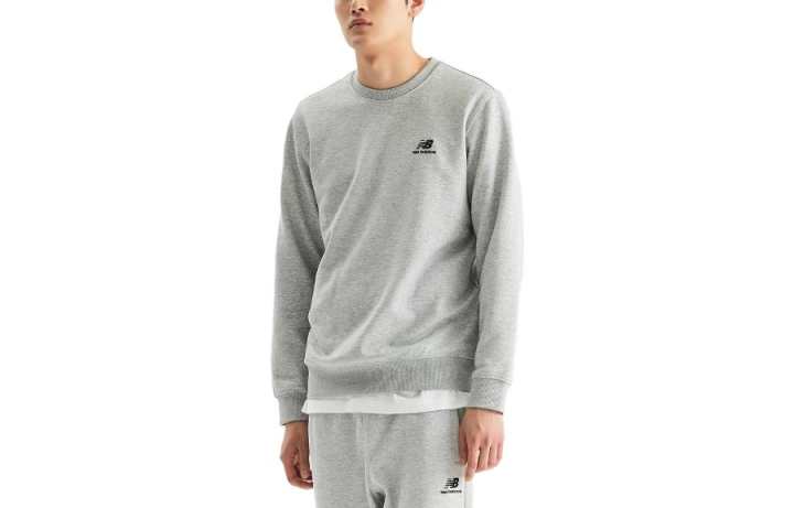New Balance New Balance Sweatshirts Men's Gray Crew Neck Moderate Other