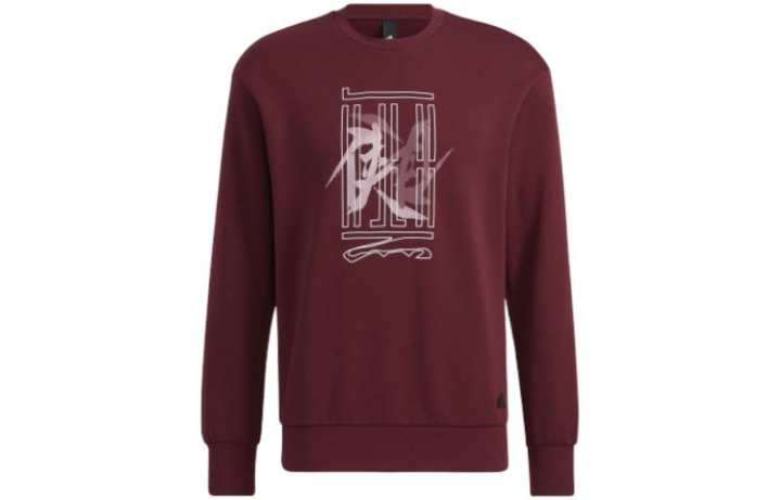 Adidas Adidas Wuji Series Sweatshirts Men's Red Crew Neck Moderate Other