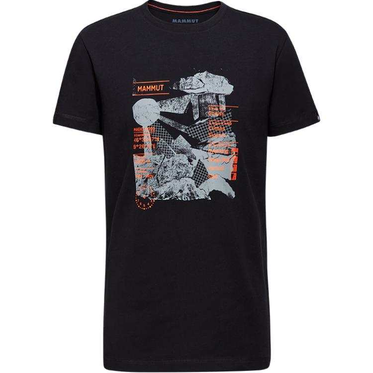 MAMMUT Massone T Shirts Men's Crew Neck Moderate Straight Fit