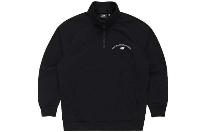 New Balance New Balance Sweatshirts Unisex Black Stand Collar Moderate Other