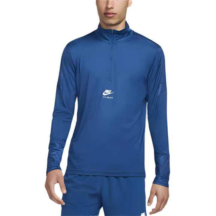 Nike Nike T Shirts Men's Palace Blue Turtleneck Moderate Straight Fit