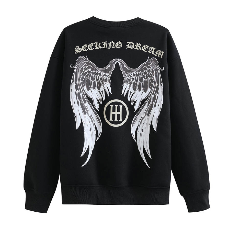 HARDY HARDY Sweatshirts Unisex Crew Neck Thickened Regular