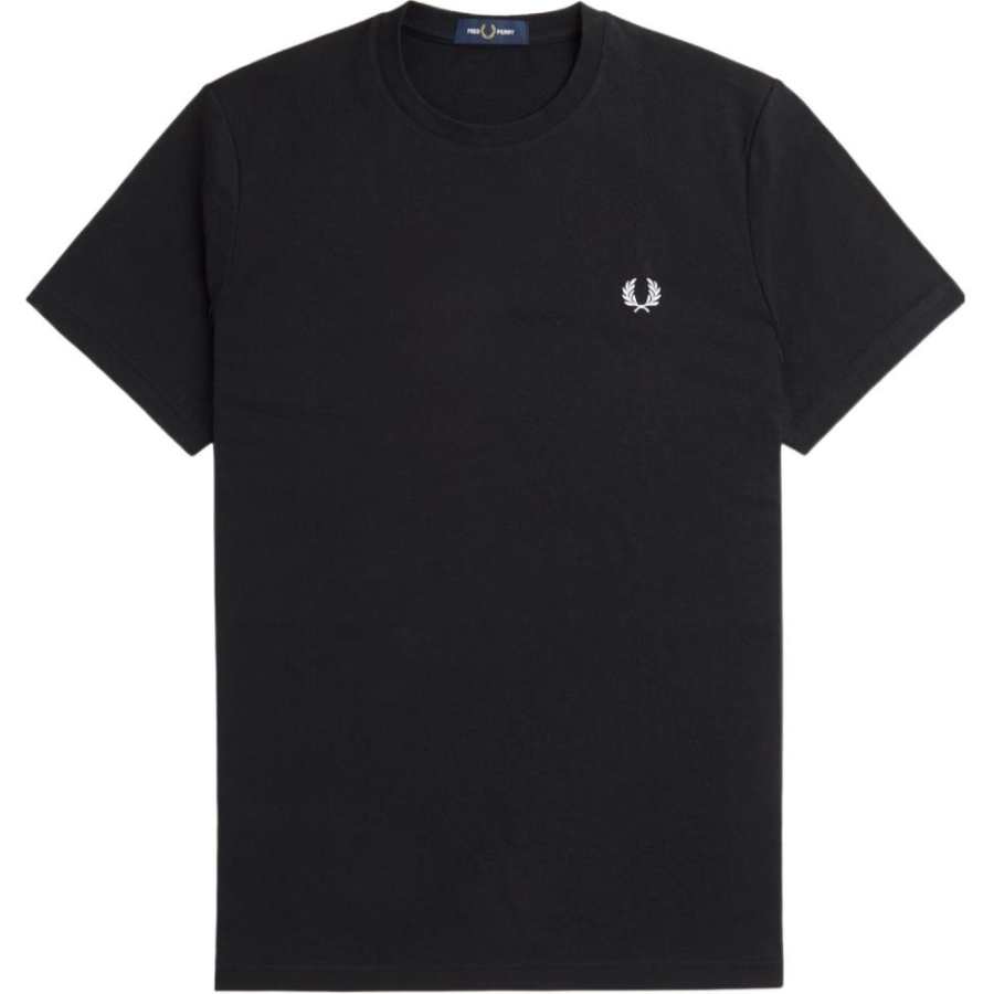 FRED PERRY Fred Perry logo-print cotton T-shirt