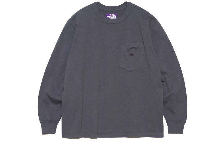 THE NORTH FACE PURPLE LABEL Sweatshirts Unisex Asphalt Gray Crew Neck Moderate Other