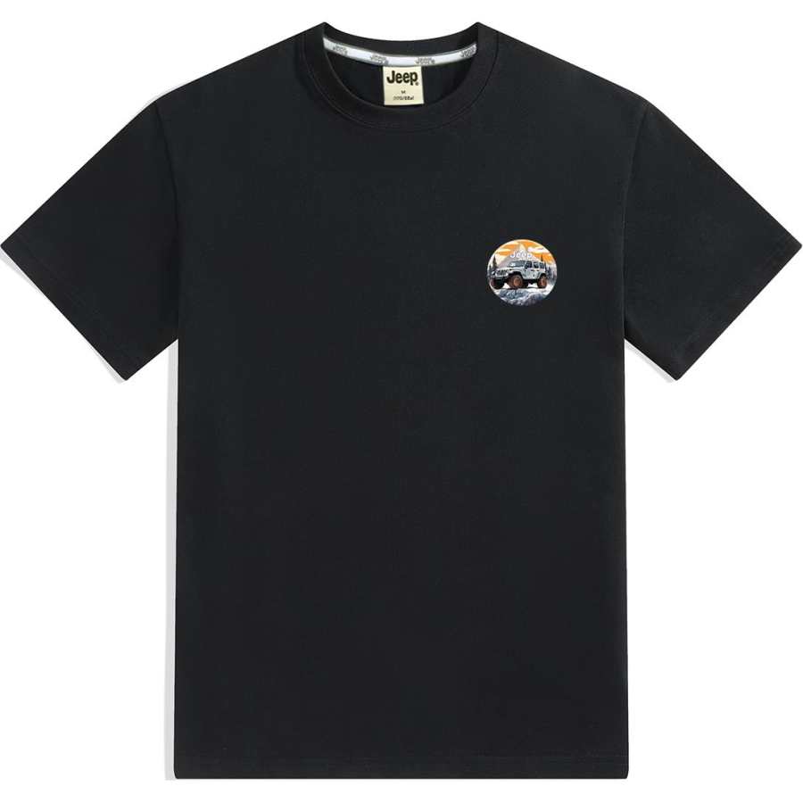 Jeep T Shirts Unisex Crew Neck Moderate