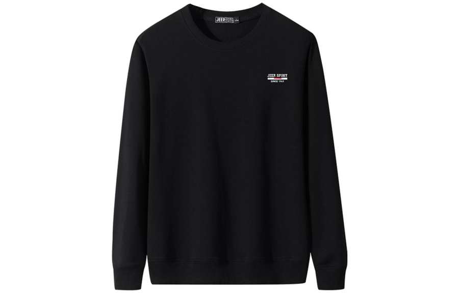 JEEP SPIRIT Sweatshirts Men's Crew Neck Moderate Regular
