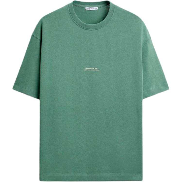 ZARA ZARA T Shirt Men's Medium Green