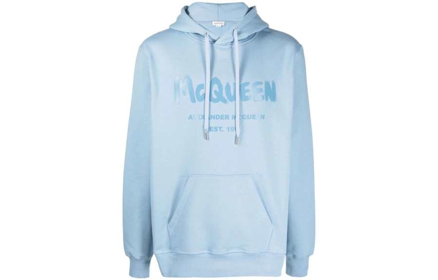 Alexander McQueen 【Previous SeasonReplicated_PM】logo-print hooded sweatshirt