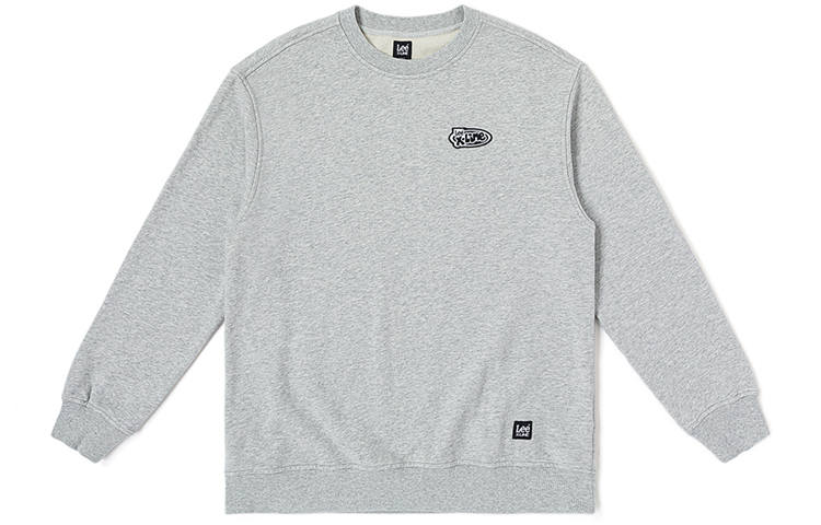 Lee Lee Xline Sweatshirts Men's Gray Crew Neck Moderate Regular