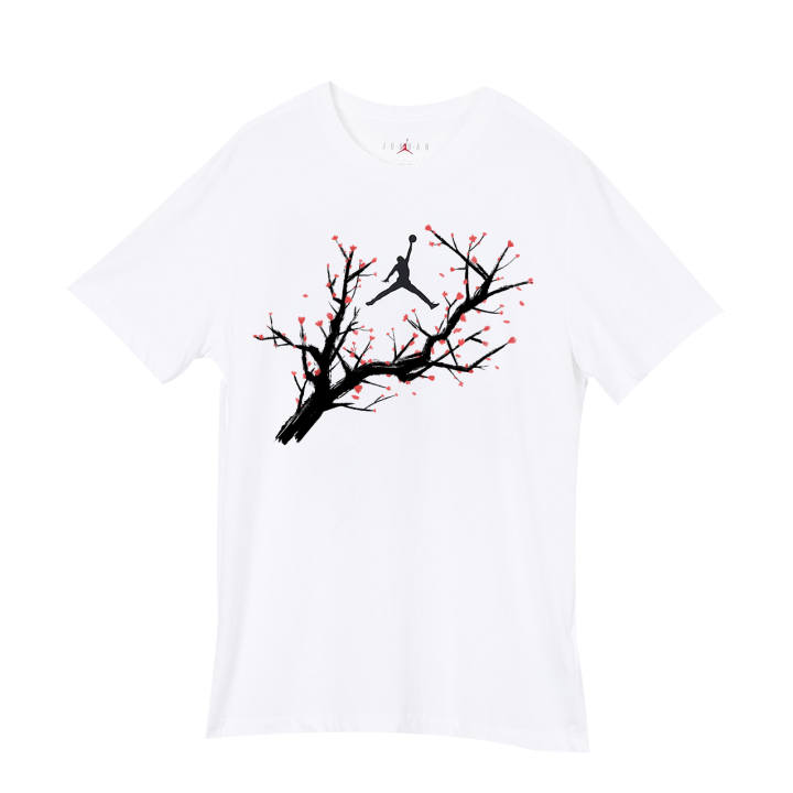 Jordan Jordan T Shirts Unisex White Crew Neck Moderate Straight Fit