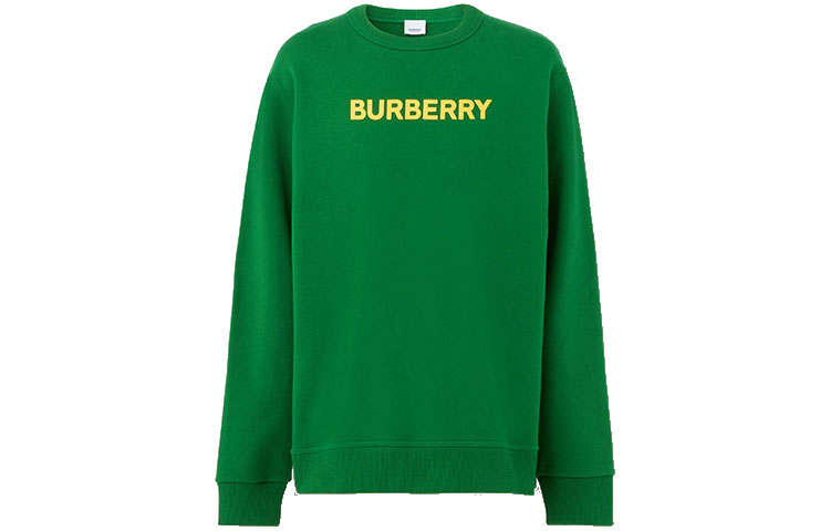 Burberry Logo Print Cotton Sweater