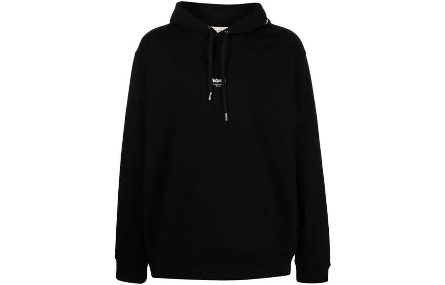 Alexander McQueen Alexander McQueen Logo Printed Drawstring Hoodie
