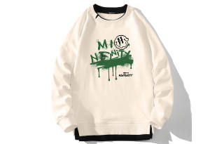Minfinity Sweatshirts Unisex Crew Neck Moderate Mock Two Piece