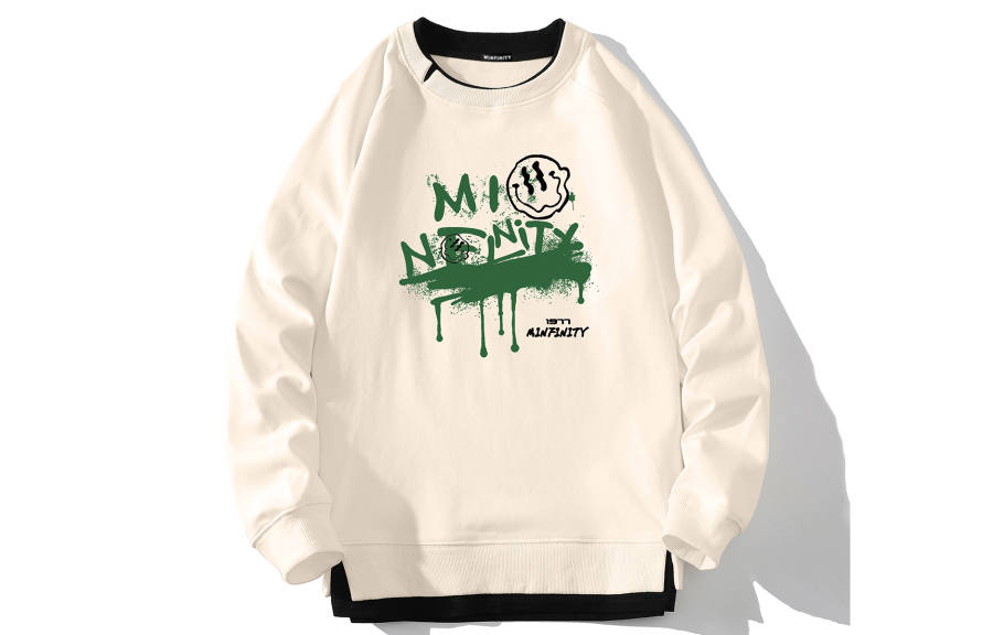 Minfinity Minfinity Sweatshirts Unisex Crew Neck Moderate Mock Two Piece