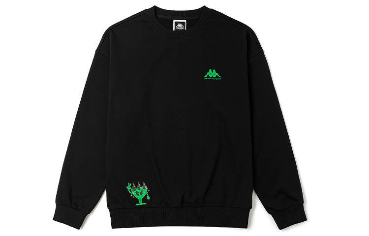 Kappa Kappa Sweatshirts Unisex Crew Neck Moderate Regular