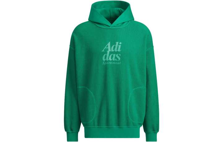 Adidas Adidas Reversible Hoodie Sweatshirt Unisex Smoke Green