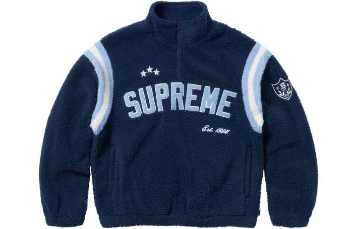 Supreme Supreme Arc Half Zip Fleece Pullover