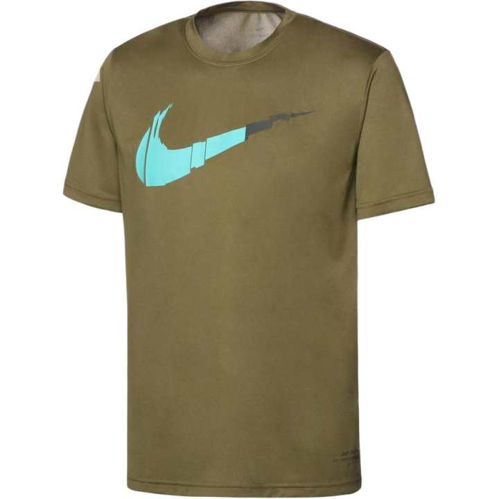 Nike Nike T Shirts Men's Umber Crew Neck Moderate Straight Fit