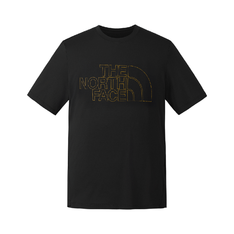 THE NORTH FACE SUN CHASE SS25 Quick Dry T Shirts Men's Cosmic Black