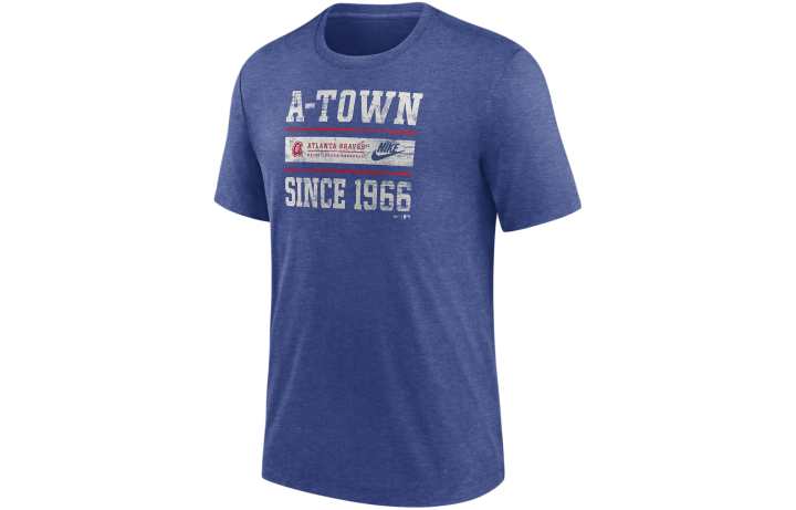Nike Nike T Shirt Atlanta Braves Men's Blue