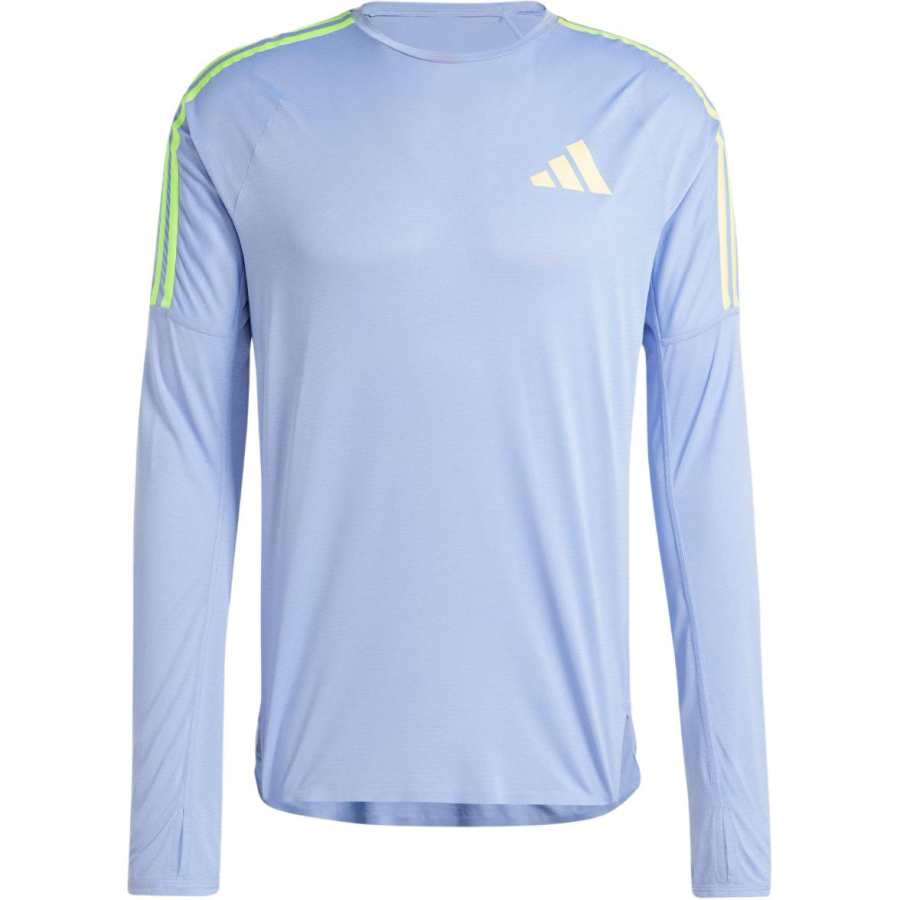 Adidas Adidas Adizero RUNNING LONG SLEEVE TOP Running T Shirt Men's Light Blue